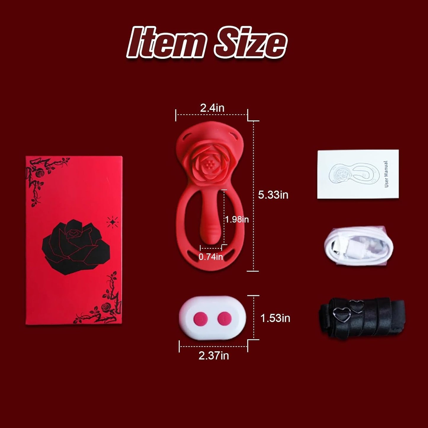 PetalPlay Wearable Couples Rose G - Spot Vibrator - Vixen | Nova Network