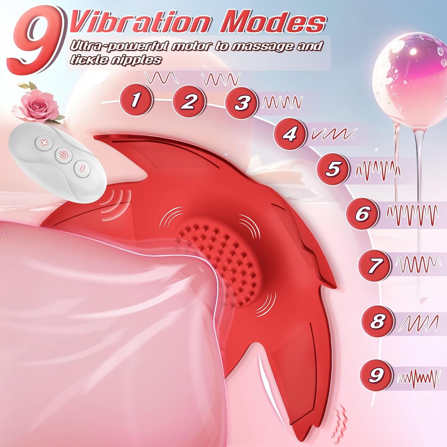 PetalPulse Wireless Nipple Stimulators - Vixen | Nova Network