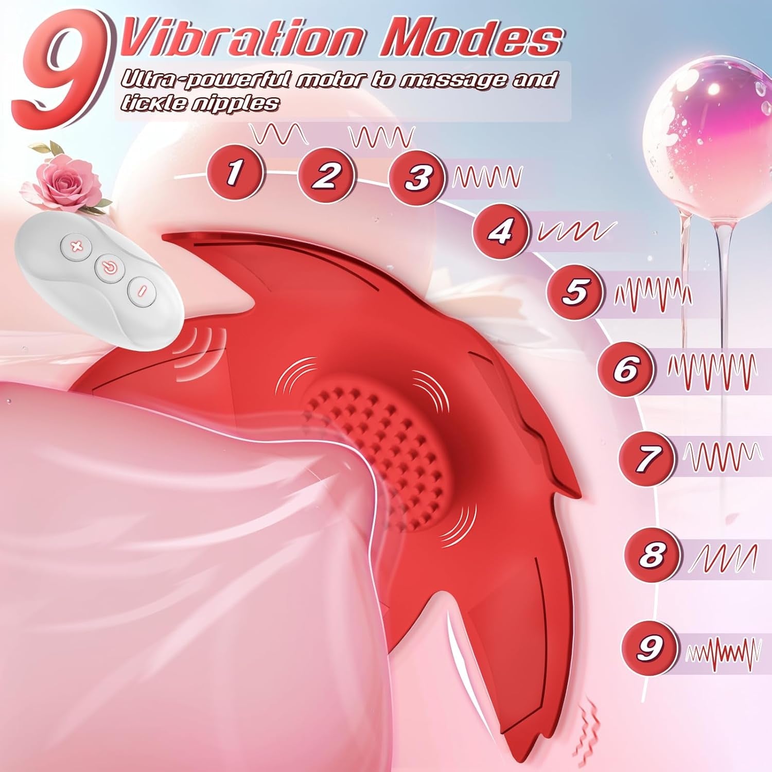 PetalPulse Wireless Nipple Stimulators - Vixen | Nova Network