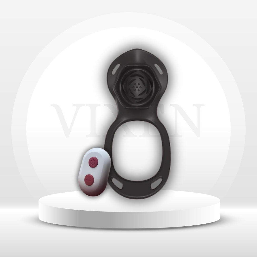 PetalThrob Strap - On Couples Rose Clitoral Vibrator - Vixen | Nova Network