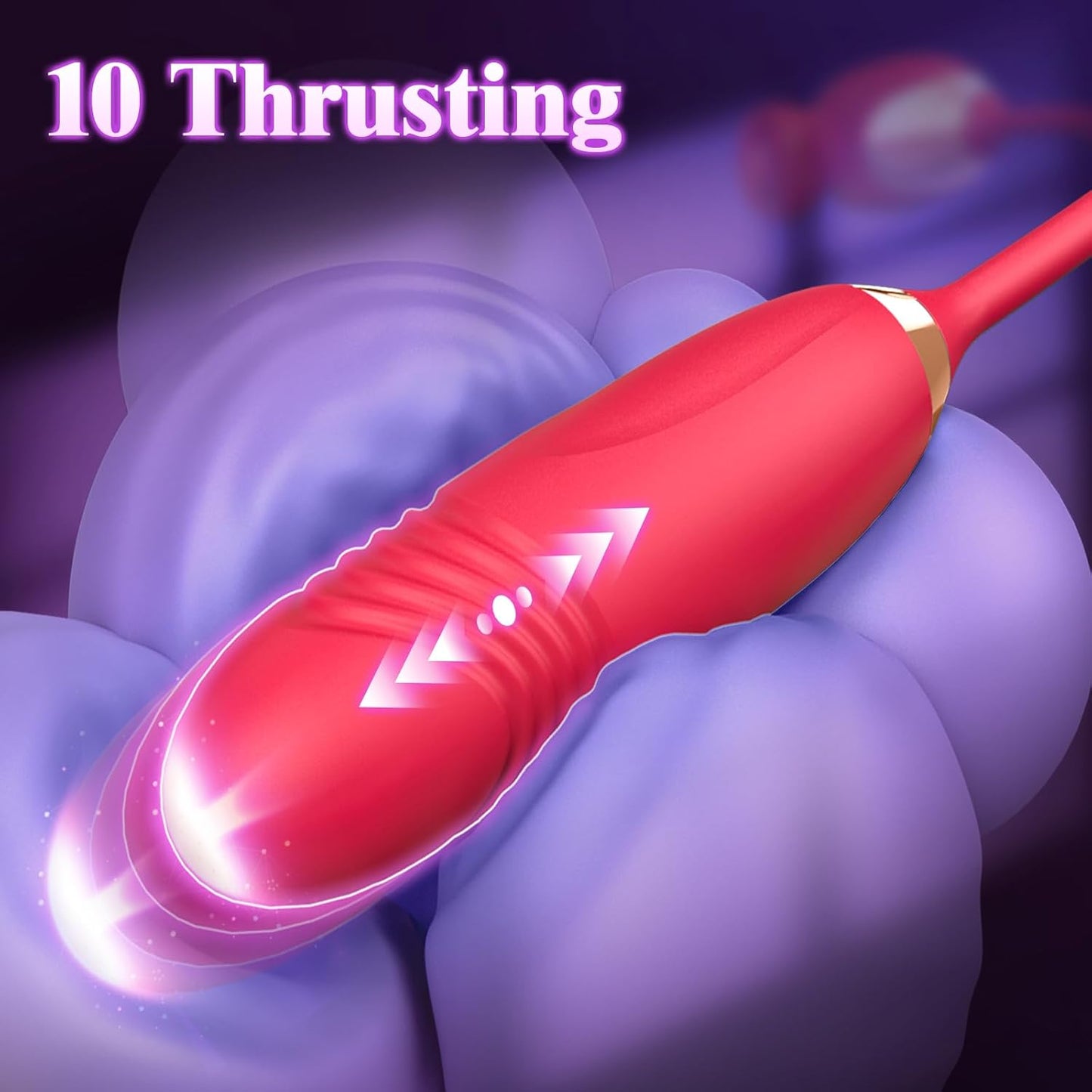 PetalThrust Rose Vibrator – Lick & Thrust 2 - in - 1 - Vixen | Nova Network
