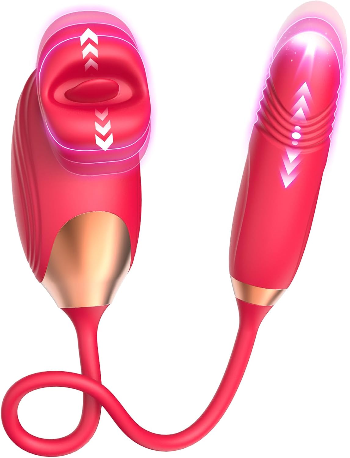 PetalThrust Rose Vibrator – Lick & Thrust 2 - in - 1 - Vixen | Nova Network