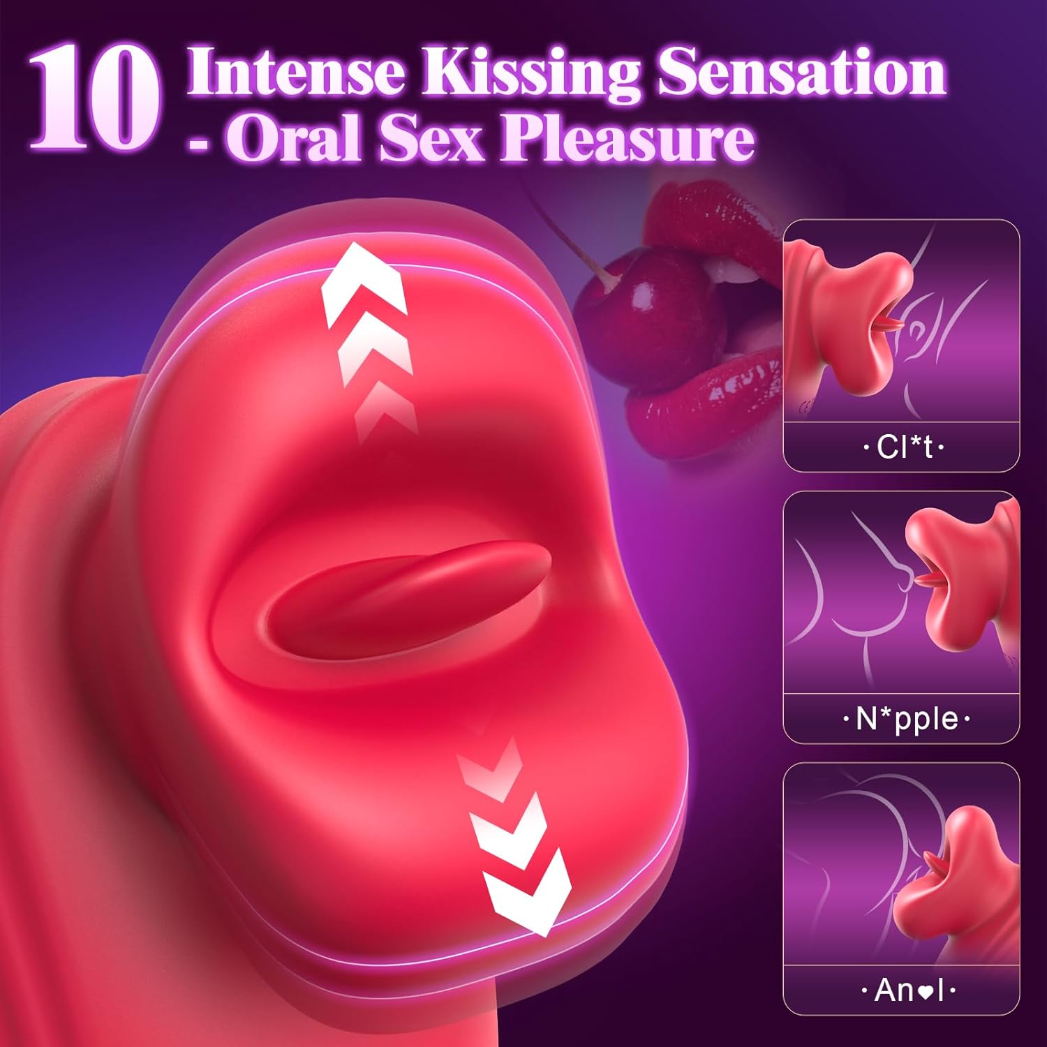 PetalThrust Rose Vibrator – Lick & Thrust 2 - in - 1 - Vixen | Nova Network