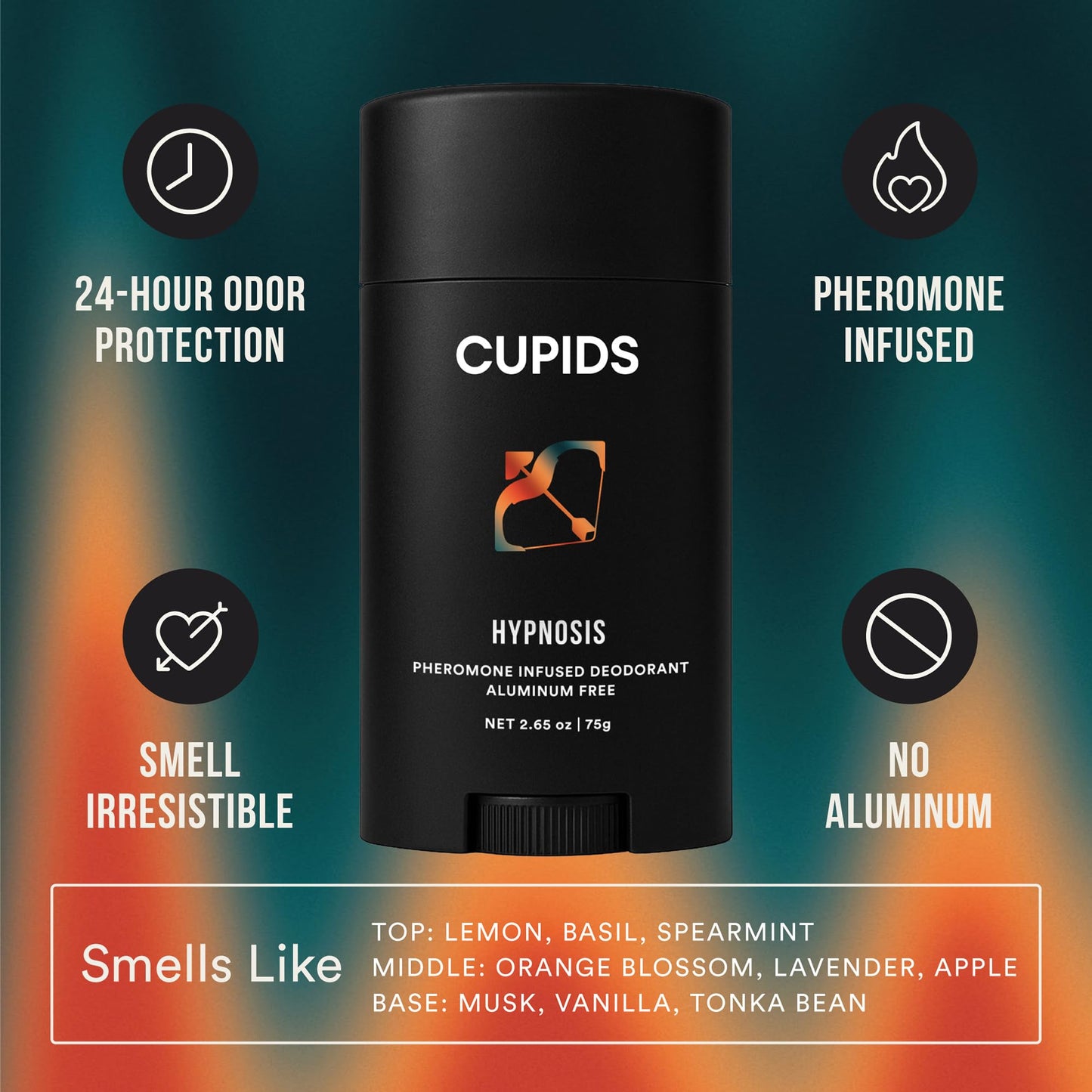 Pheromone Vanilla Ember Deodorant for Men - Vixen | Nova Network