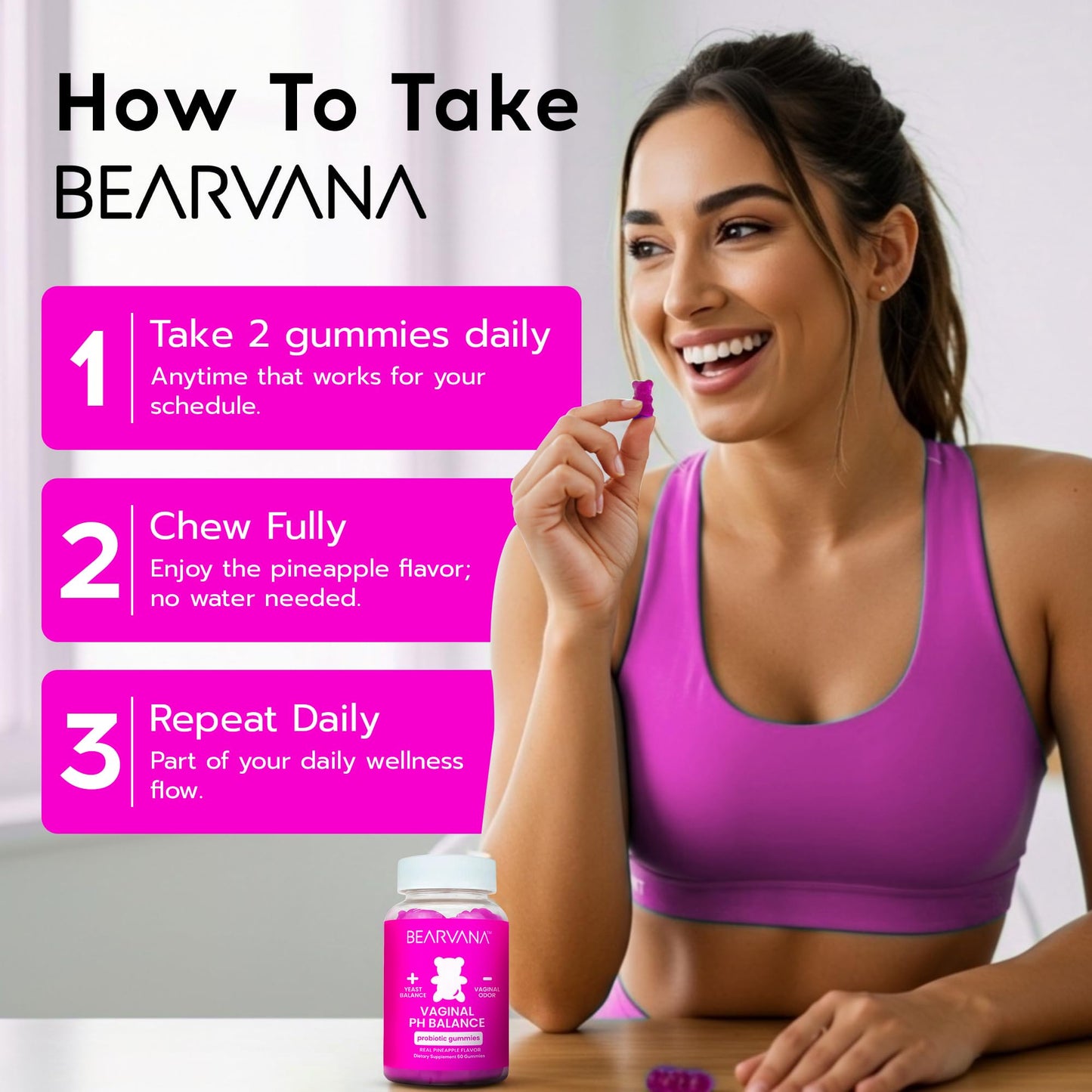 Pineapple Vaginal Probiotic Wellness Gummies - Vixen | Nova Network