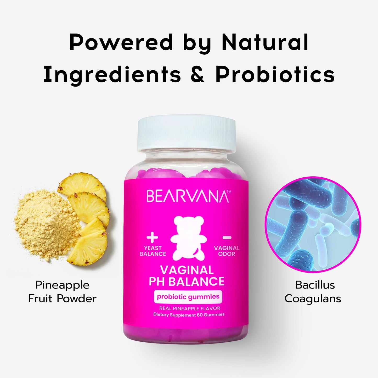 Pineapple Vaginal Probiotic Wellness Gummies - Vixen | Nova Network