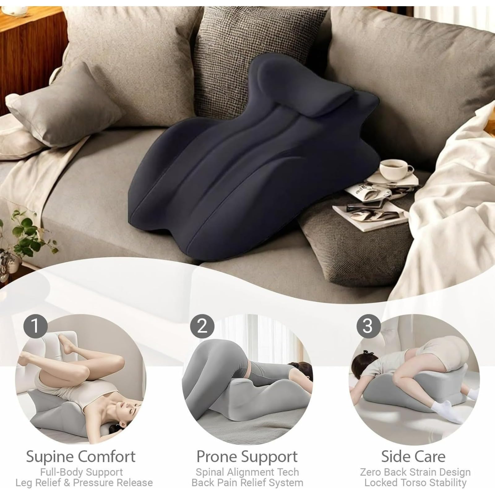 Pink Couples Intimate Position Support Wedge Pillow - Vixen | Nova Network