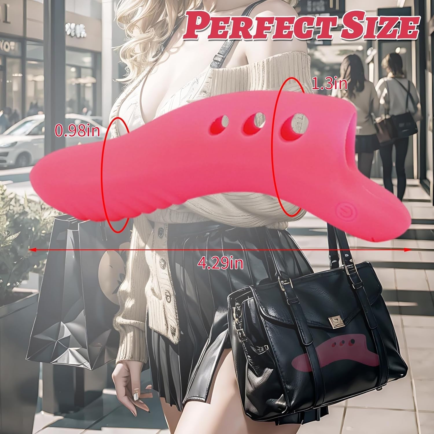 PinkFlick Mini Couples Finger Vibrator - Vixen | Nova Network