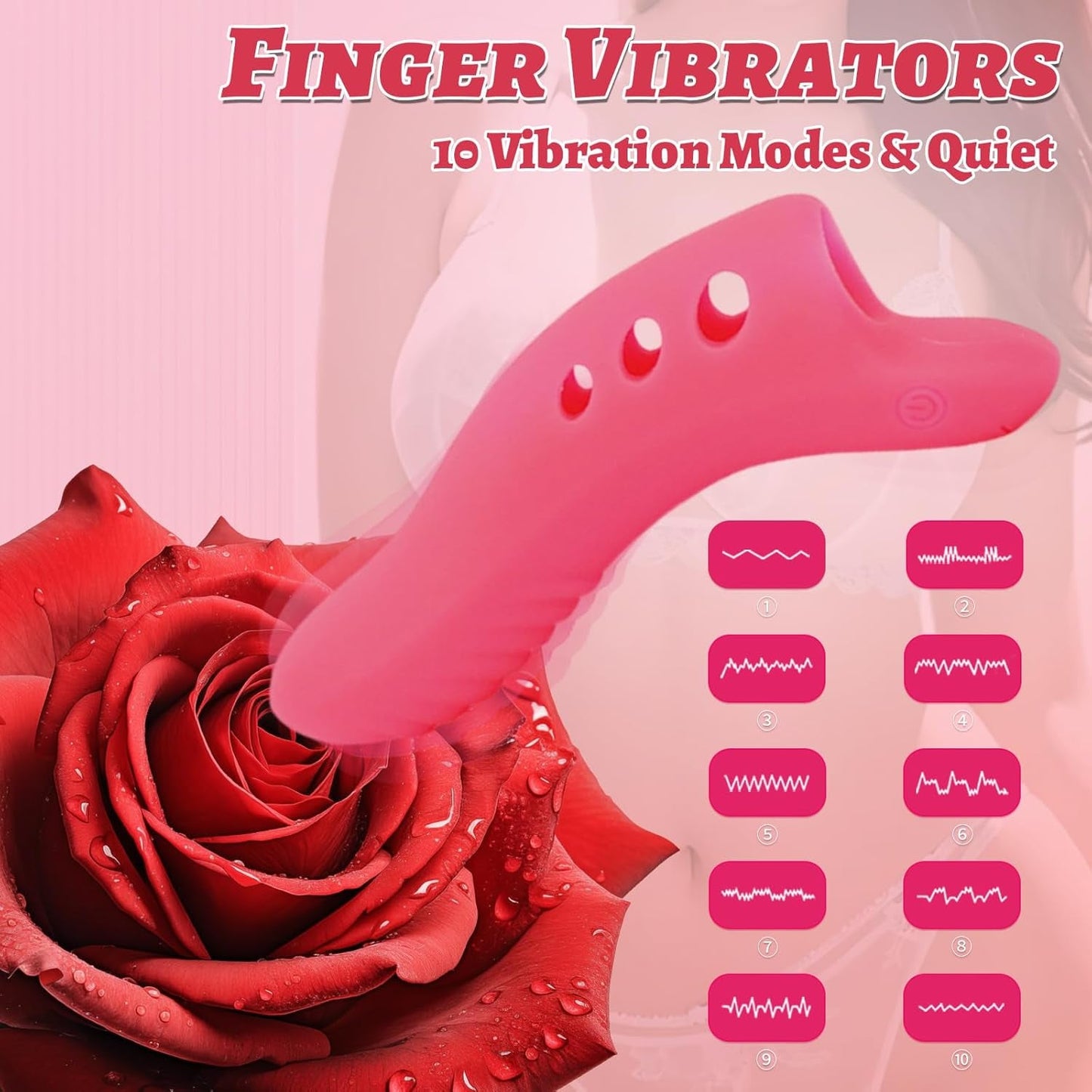 PinkFlick Mini Couples Finger Vibrator - Vixen | Nova Network
