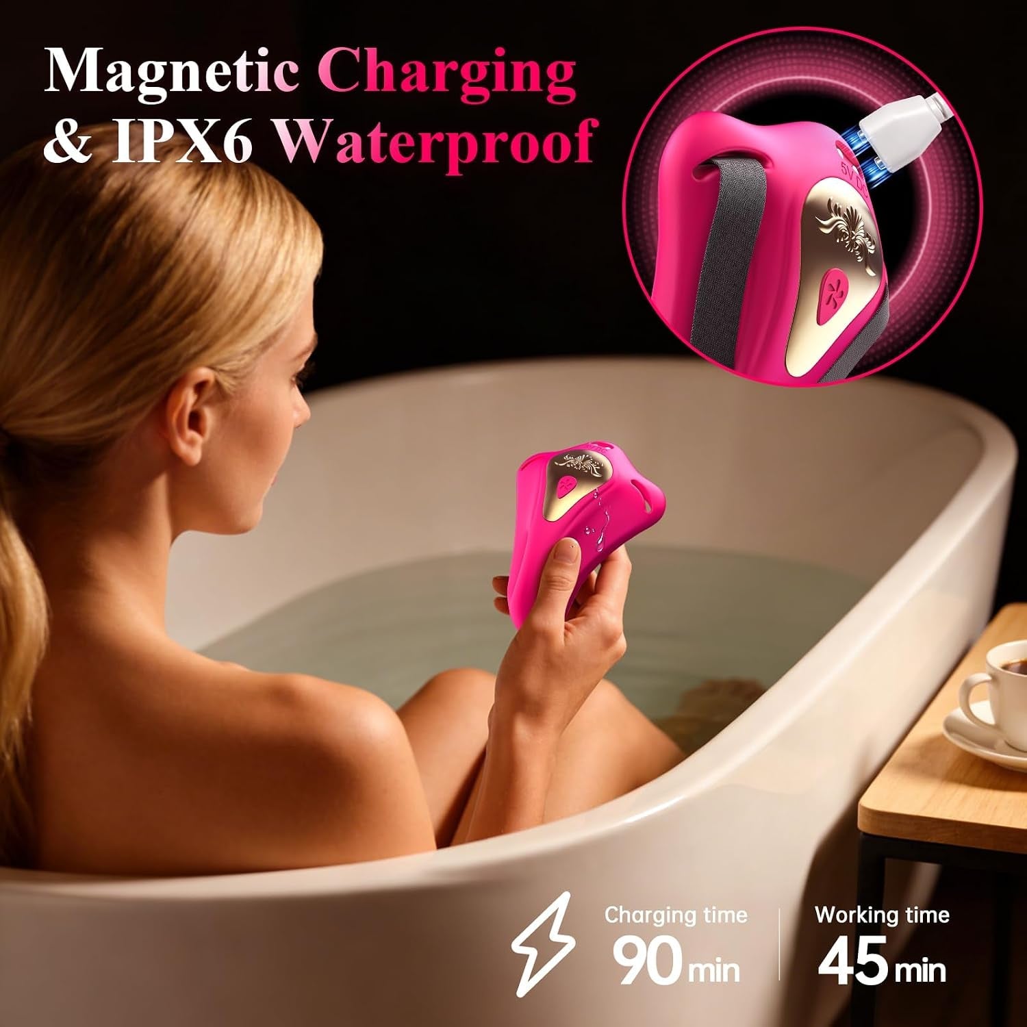 PlayMate App-Control Wearable Butterfly Couples Vibrator - Vixen | Nova Network