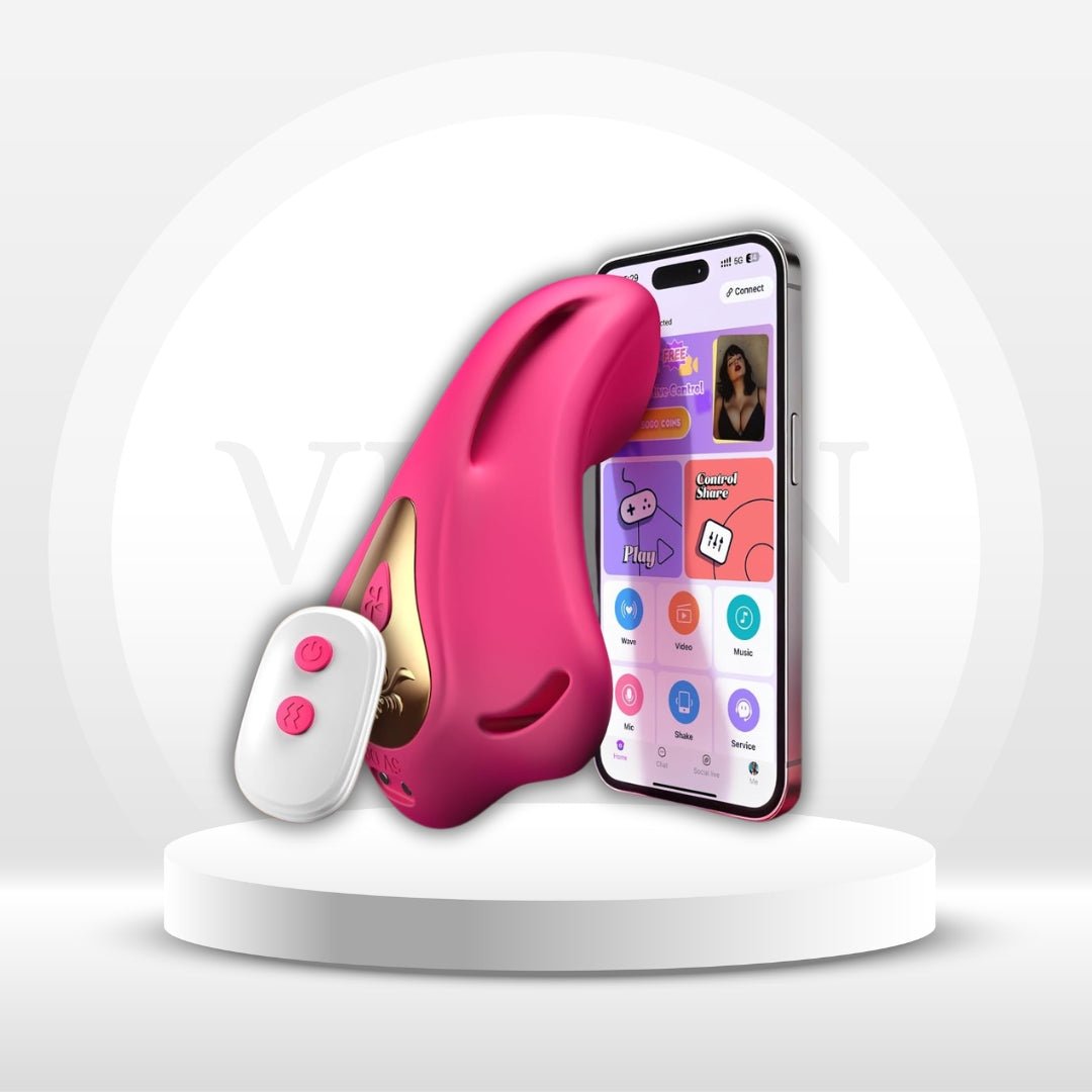 PlayMate App-Control Wearable Butterfly Couples Vibrator - Vixen | Nova Network