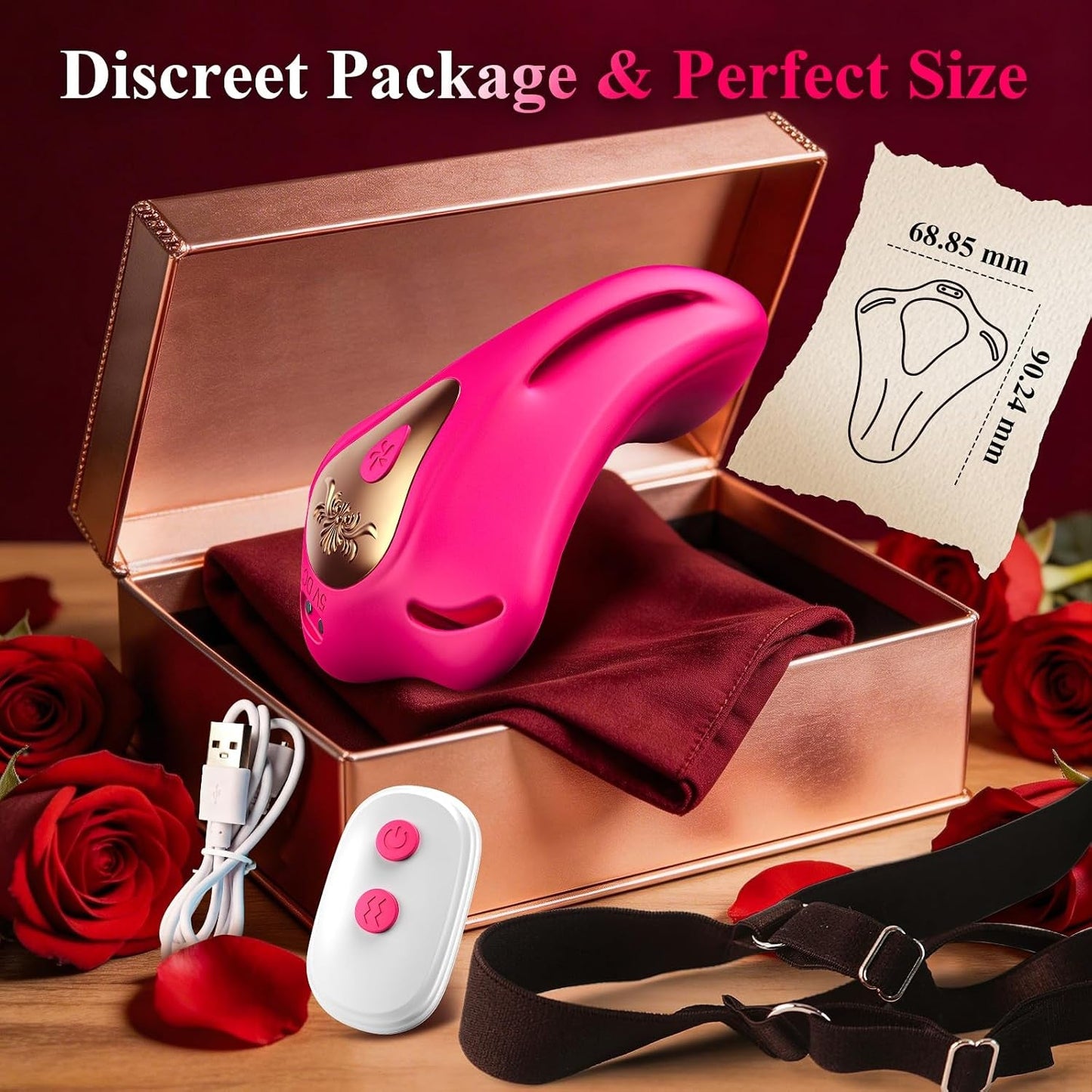 PlayMate App-Control Wearable Butterfly Couples Vibrator - Vixen | Nova Network