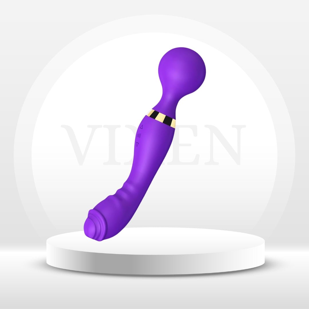PlumVolt Dual Stimulation Wand Vibrator - Vixen | Nova Network