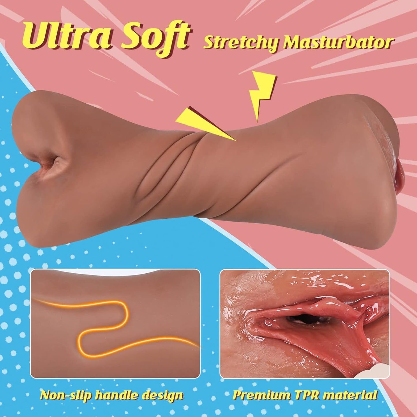 PlushRidge Dual-Ended Pocket Pussy Stroker - Vixen | Nova Network