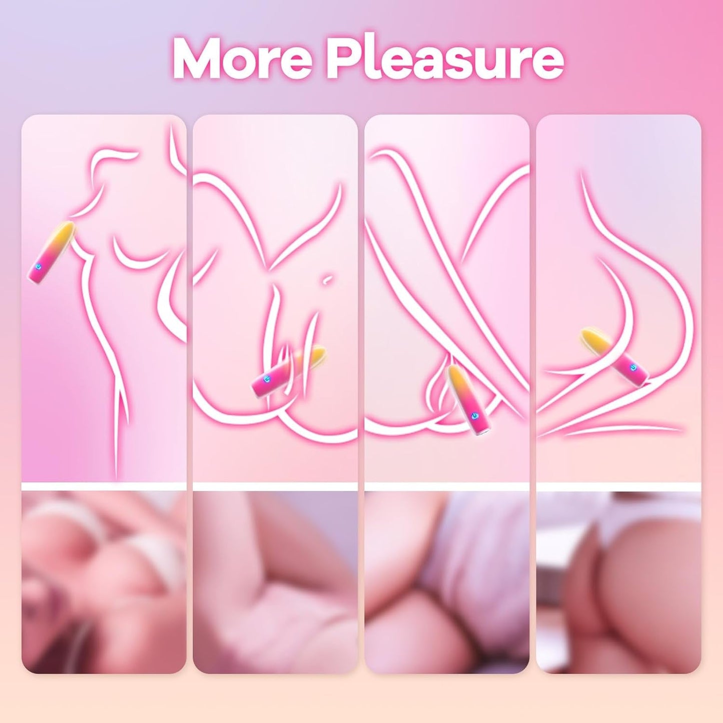 PocketSpark Mini Bullet Vibrator – 10 Modes, Waterproof & Quiet - Vixen Adult Playroom