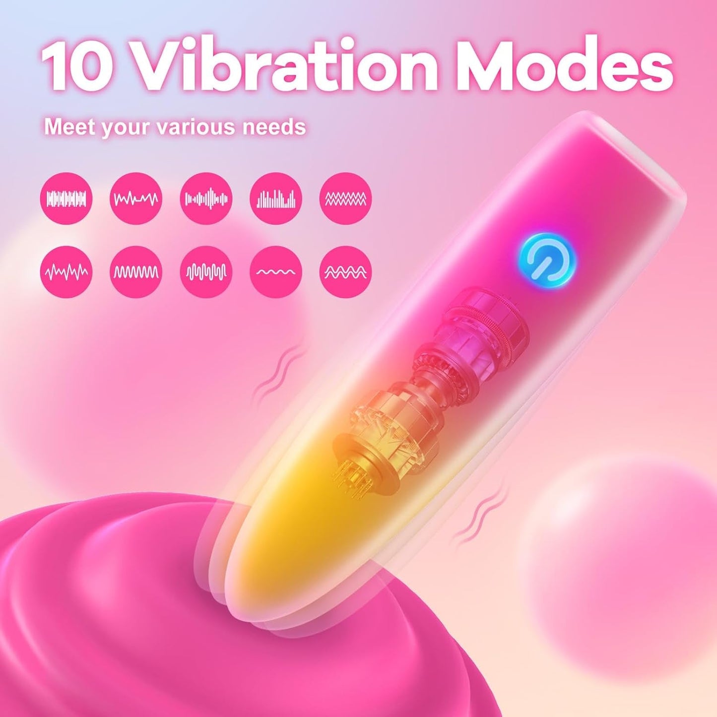 PocketSpark Mini Bullet Vibrator – 10 Modes, Waterproof & Quiet - Vixen Adult Playroom