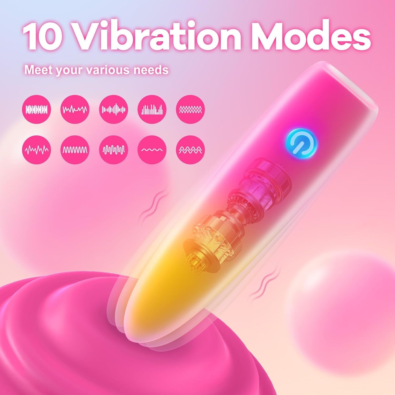 PocketSpark Mini Bullet Vibrator – 10 Modes, Waterproof & Quiet - Vixen Adult Playroom