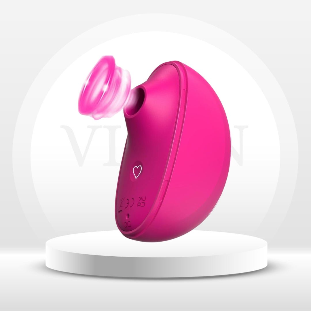 PowderPuff Clitoral Sucking Vibrator – 10 Modes, Discreet & Silent - Vixen Adult Playroom