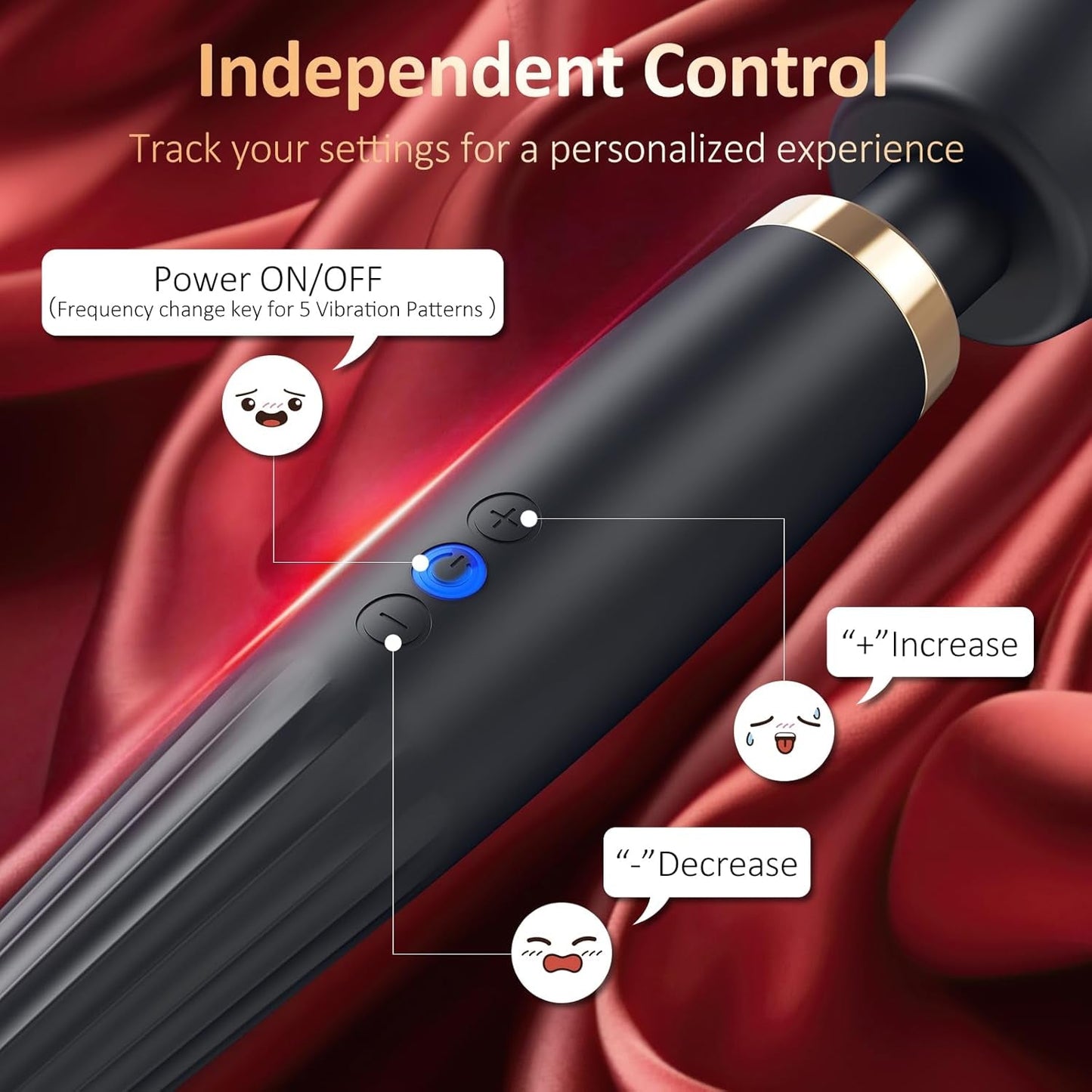 PowerGrip Premium Wand Vibrator - Vixen | Nova Network