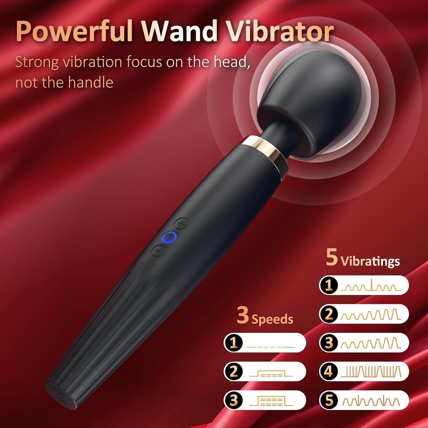 PowerGrip Premium Wand Vibrator - Vixen | Nova Network