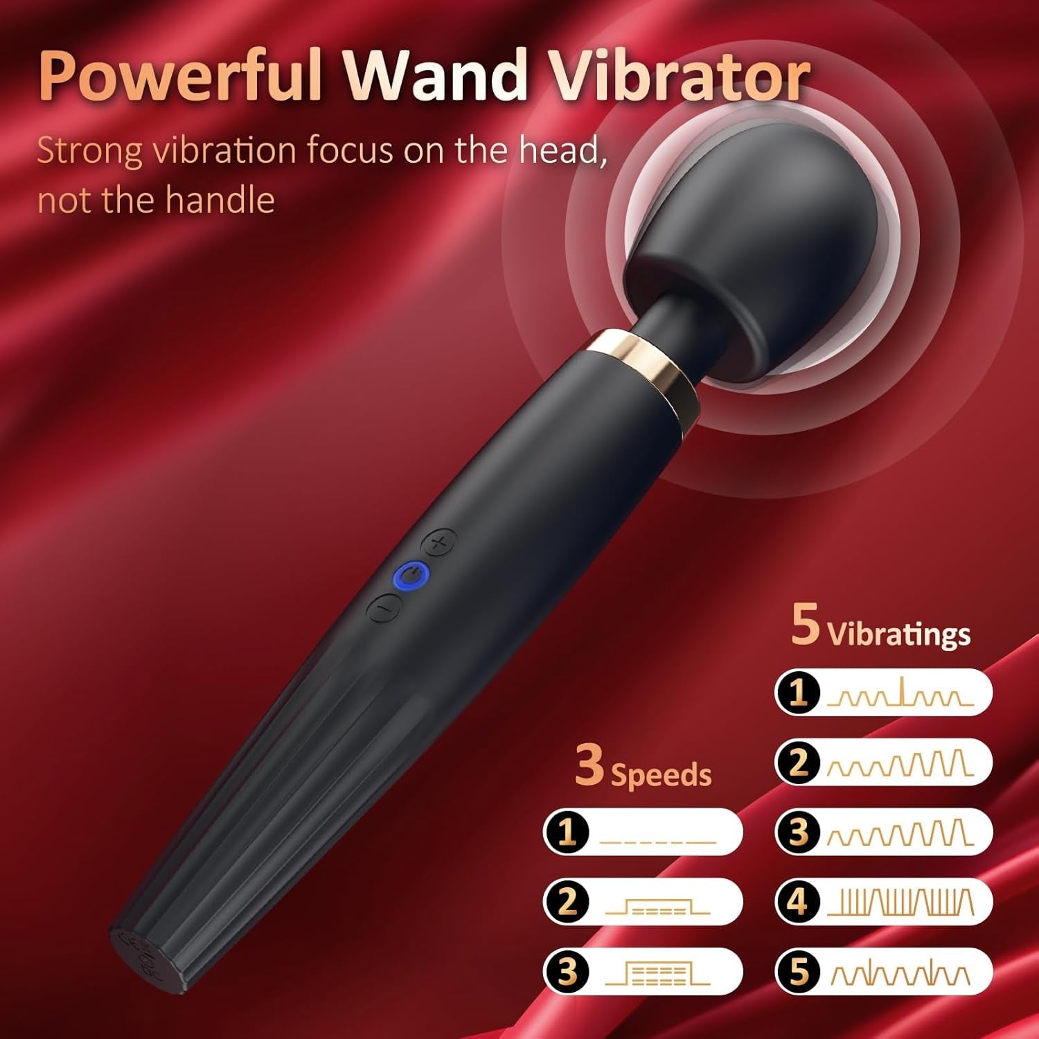 PowerGrip Premium Wand Vibrator - Vixen | Nova Network