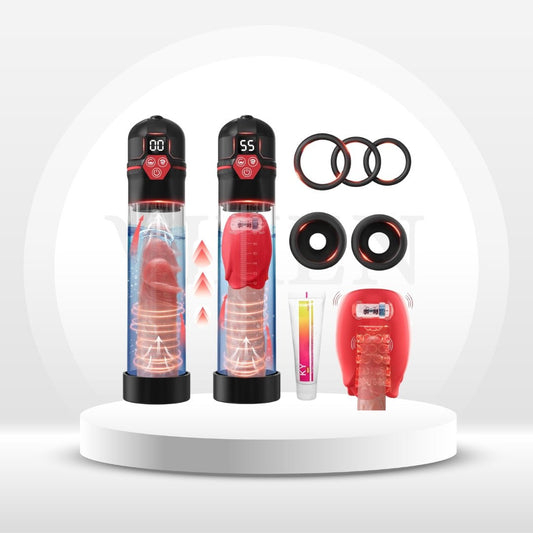 PowerPump Electric Penis Pump 5 Suction 7 Vibe Modes - Vixen | Nova Network