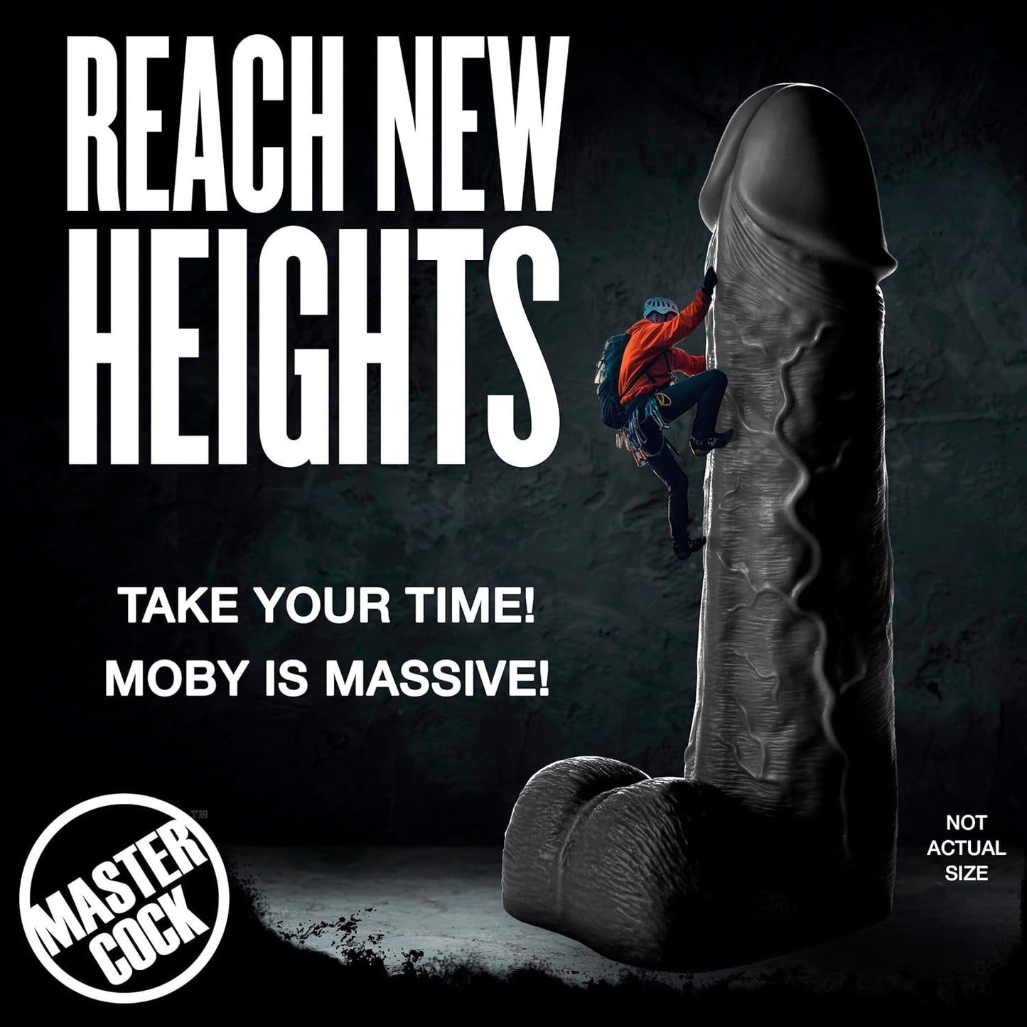 PowerRod 24 - Inch Giant Ebony Dildo - Vixen | Nova Network