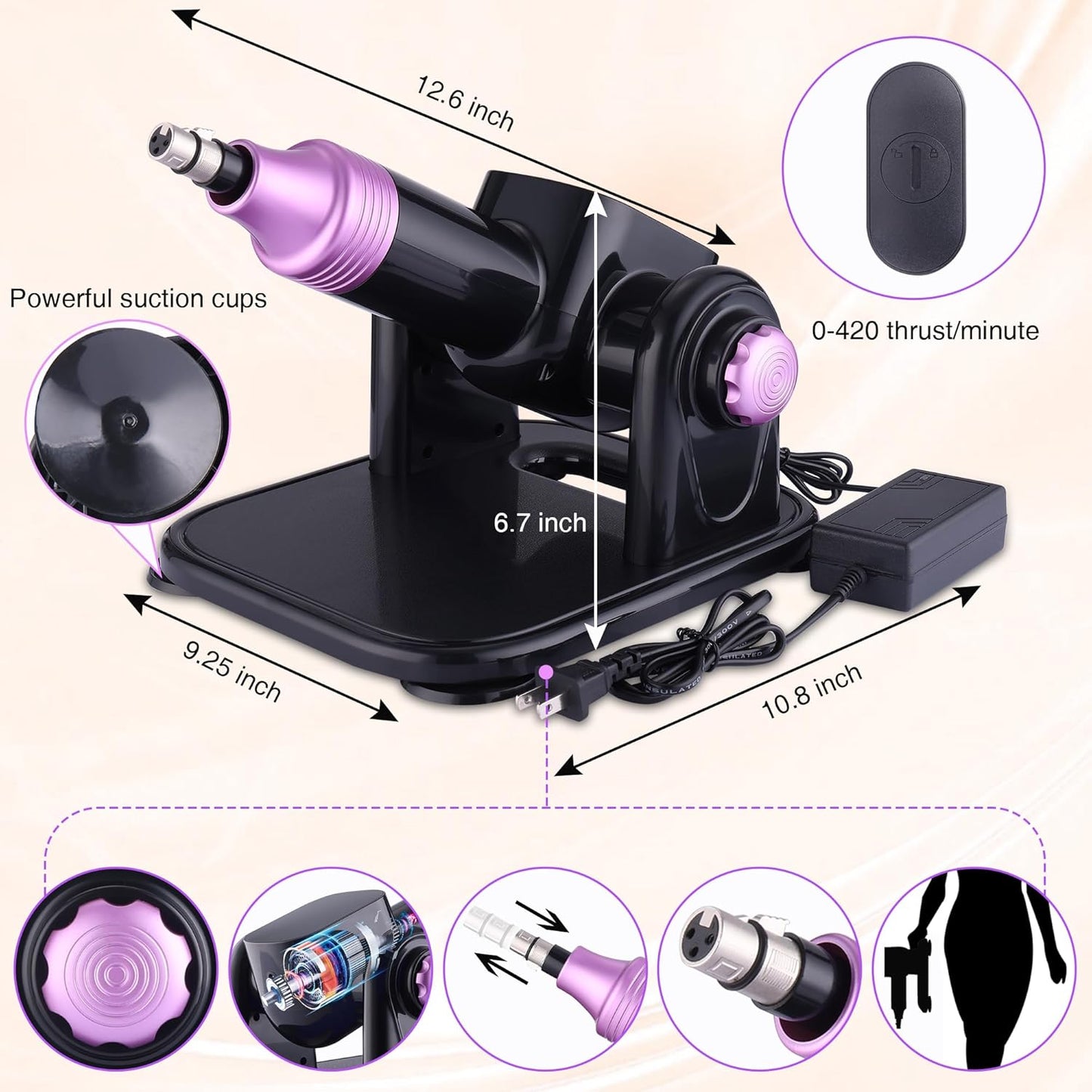 PowerTank Velocity Sex Machine - Vixen | Nova Network