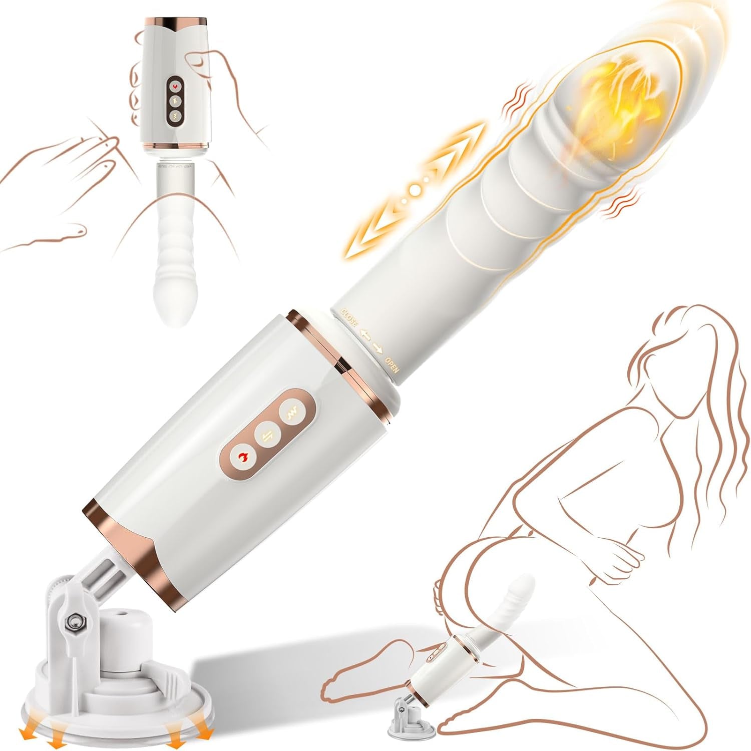 Thrusting Heated Dildo Machine with Suction Base Vixen | Nova Network Thrusting Heated Dildo Machine with Suction Base Vixen | Nova Network