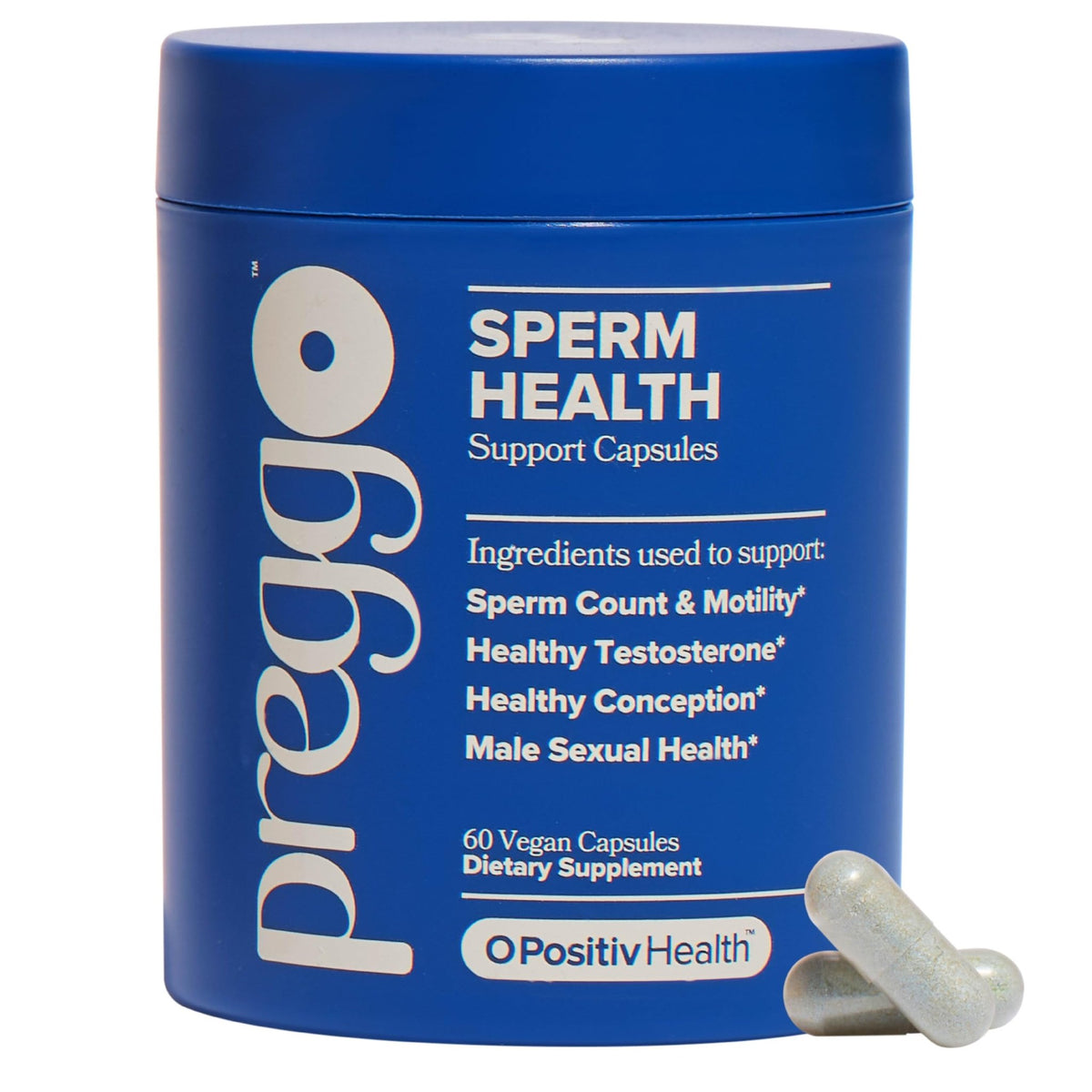 PREGGO Sperm Health Support for Men | O Positiv - Vixen Adult Playroom