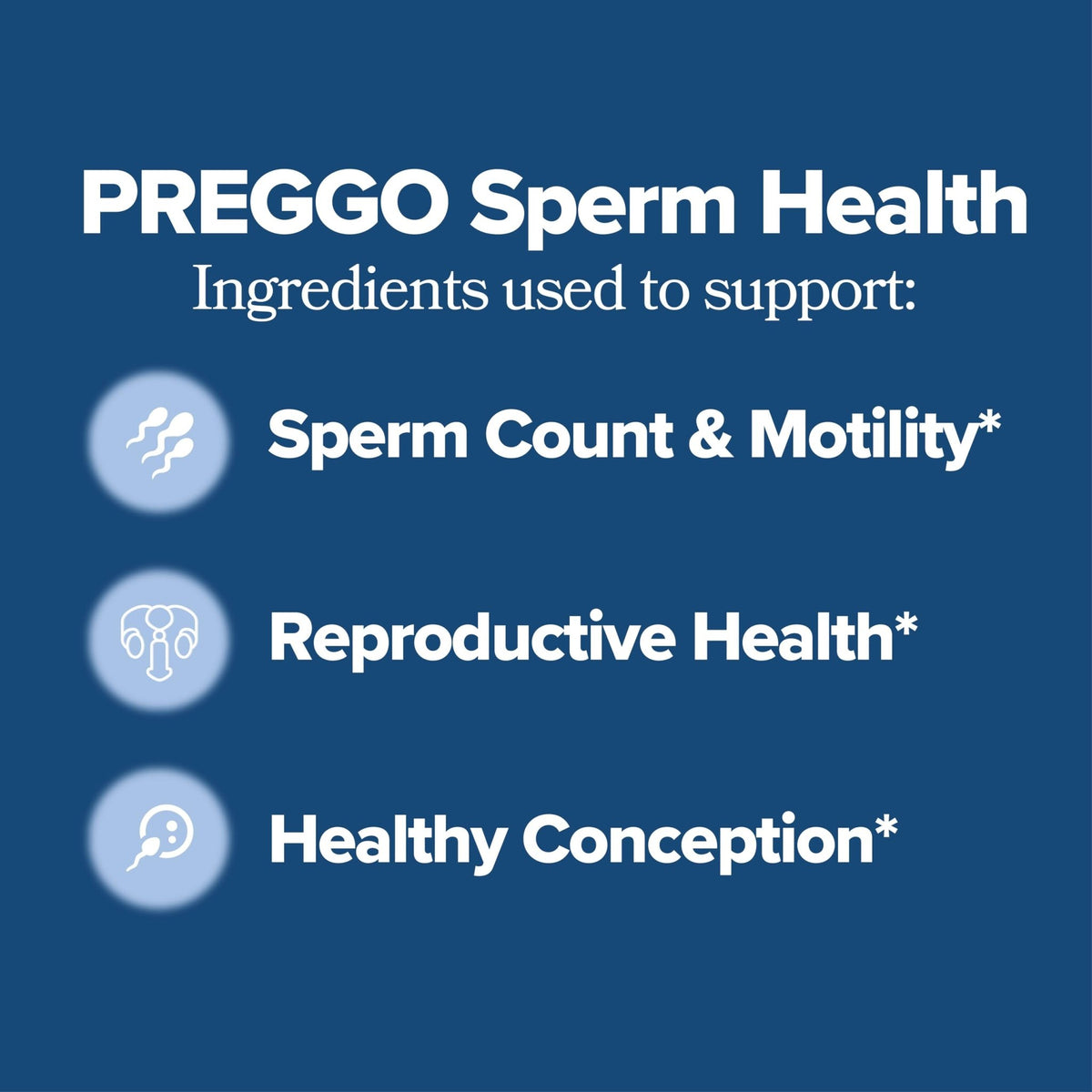 PREGGO Sperm Health Support for Men | O Positiv - Vixen Adult Playroom