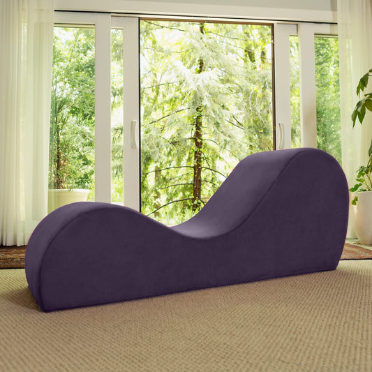 Premium Aubergine Intimate Lounge Sex Chaise - Vixen | Nova Network