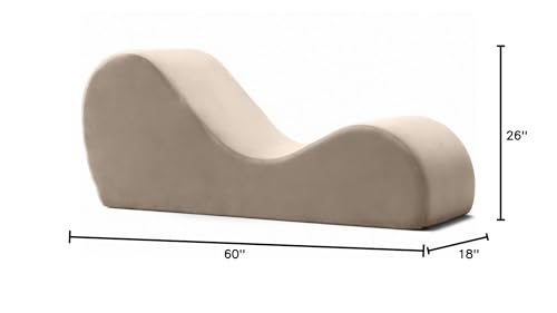 Premium Beige Intimate Lounge Sex Chaise - Vixen | Nova Network
