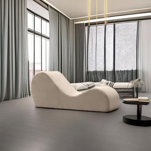 Premium Beige Intimate Lounge Sex Chaise - Vixen | Nova Network