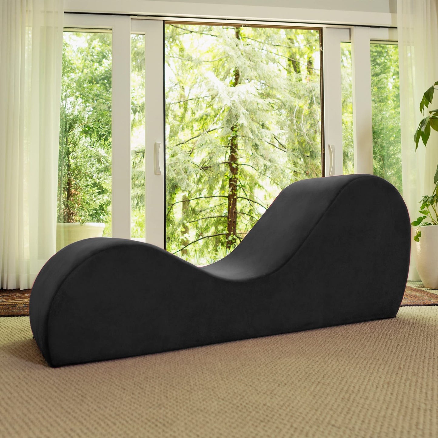 Premium Black Intimate Lounge Sex Chaise - Vixen | Nova Network