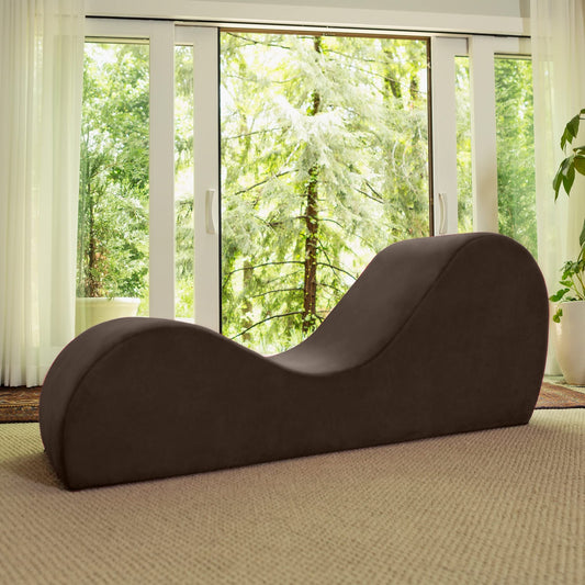 Premium Brown Intimate Lounge Sex Chaise - Vixen | Nova Network