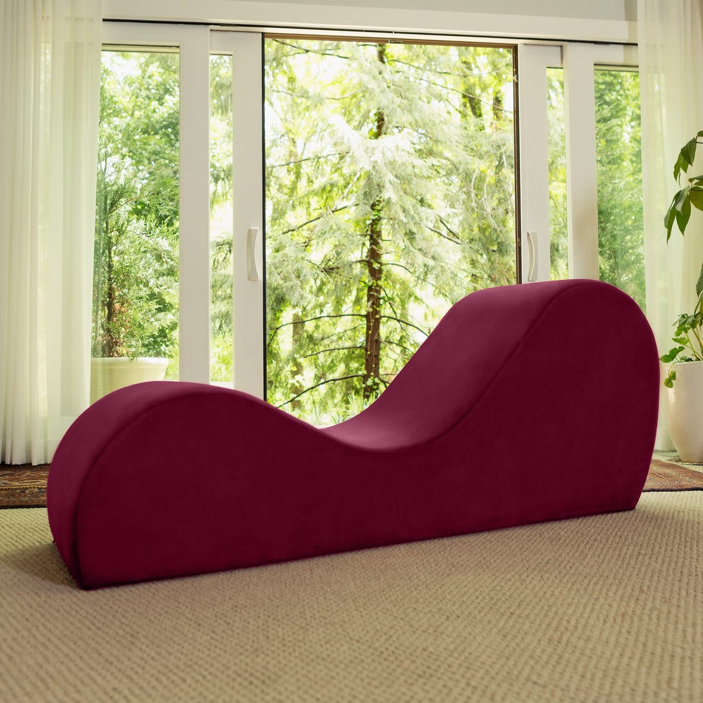 Premium Red Intimate Lounge Sex Chaise - Vixen | Nova Network