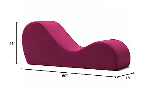 Premium Red Intimate Lounge Sex Chaise - Vixen | Nova Network