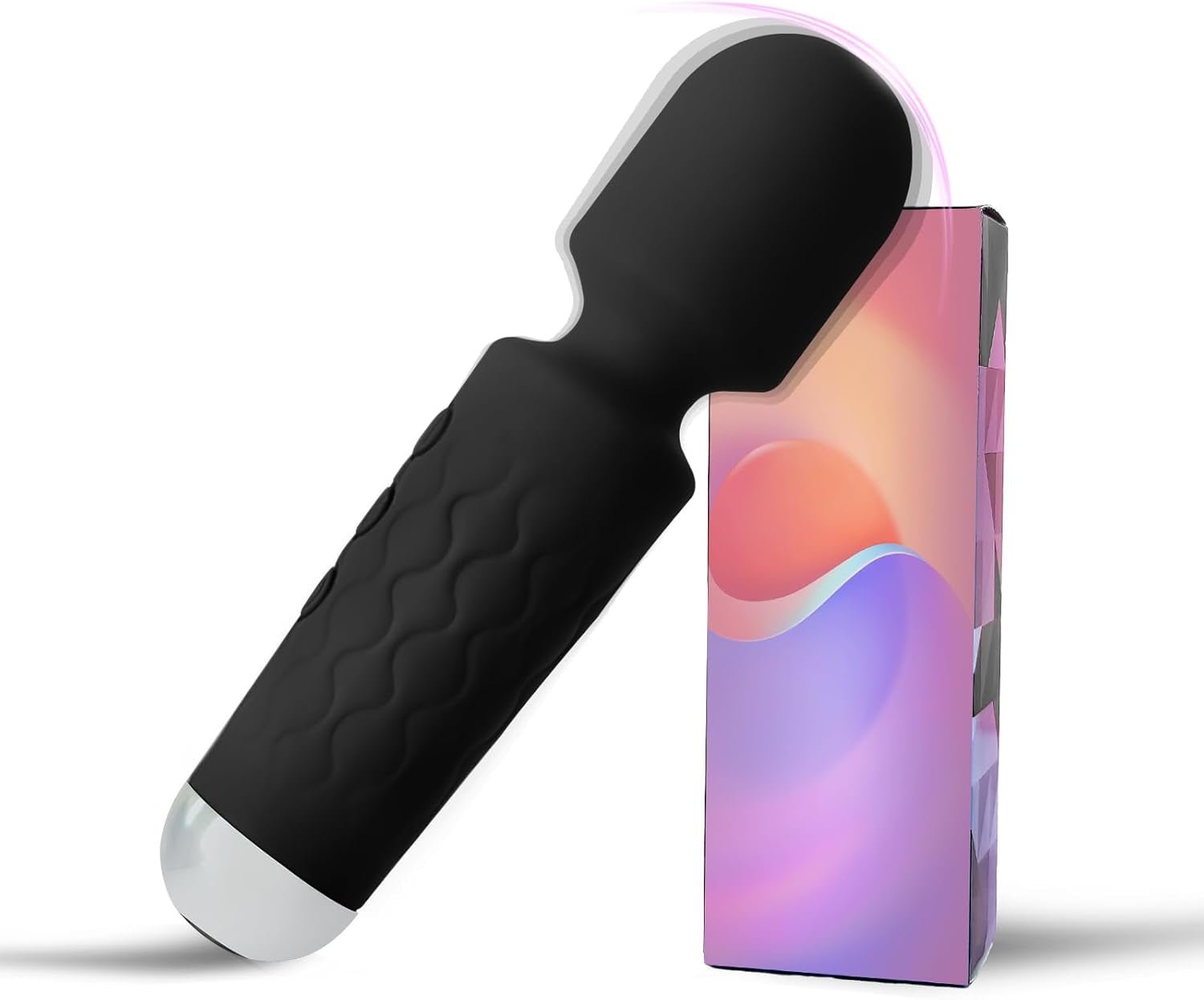 PrismPulse Whisper - Quiet Vibrating Wand Massager - Vixen | Nova Network