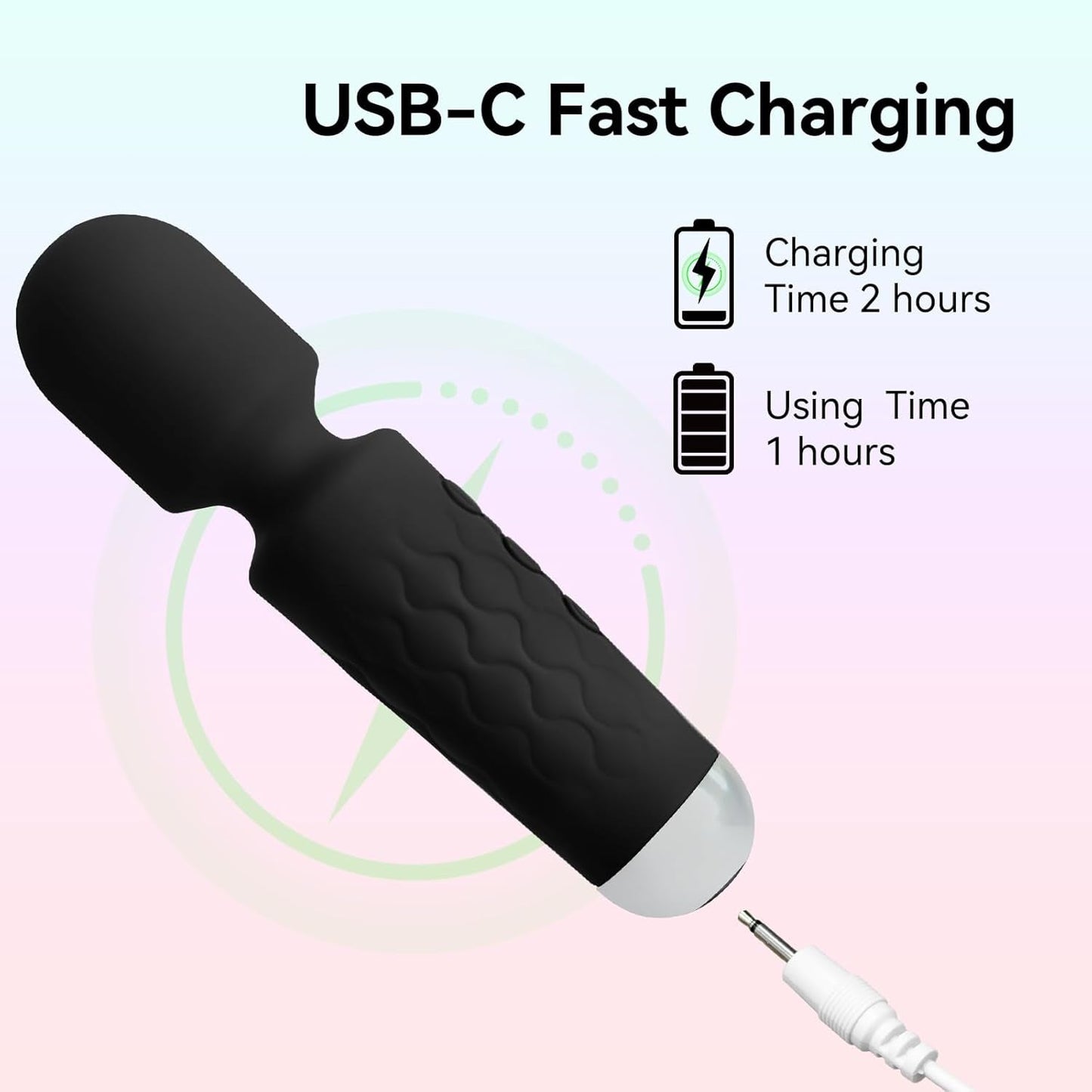 PrismPulse Whisper - Quiet Vibrating Wand Massager - Vixen | Nova Network