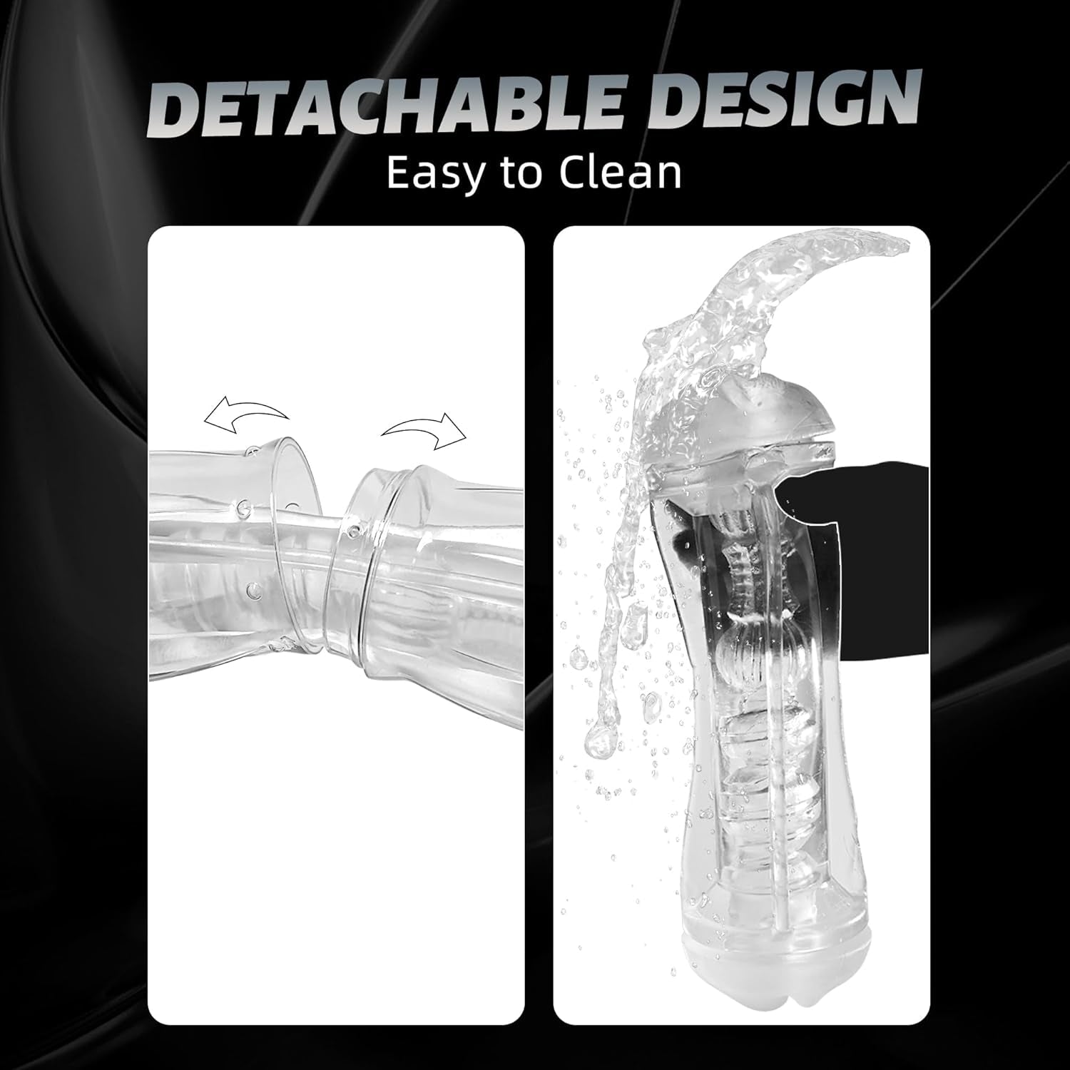 PrismVault Clear Dual Entry Male Stroker Fleshlight - Vixen | Nova Network