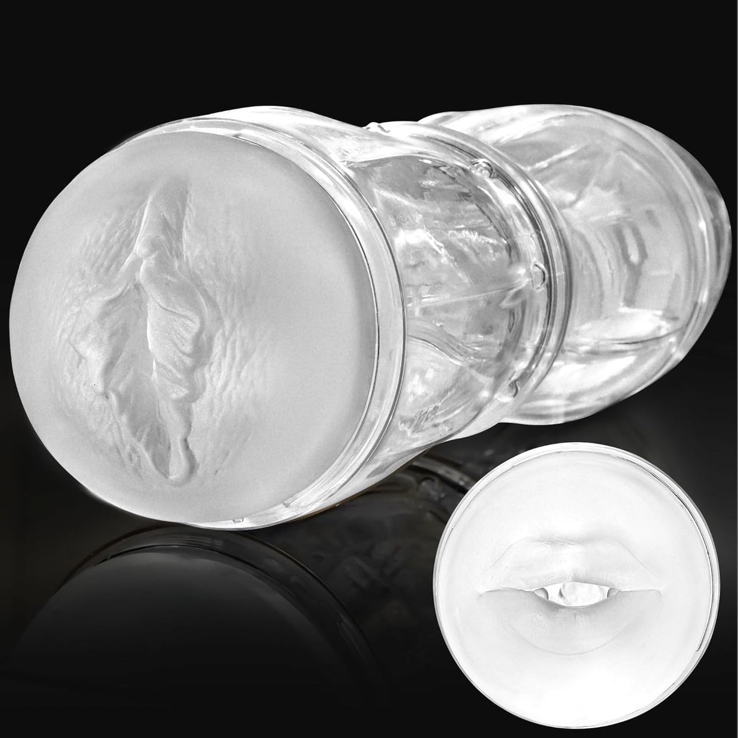 PrismVault Clear Dual Entry Male Stroker Fleshlight - Vixen | Nova Network