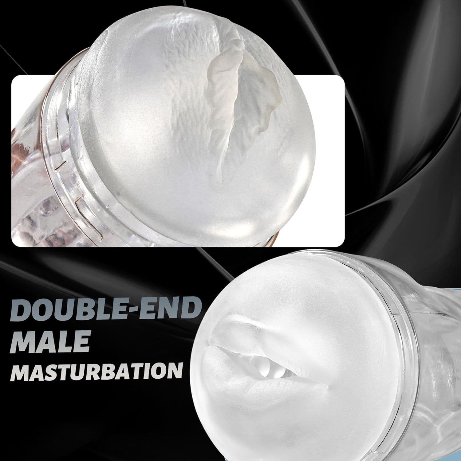 PrismVault Clear Dual Entry Male Stroker Fleshlight - Vixen | Nova Network