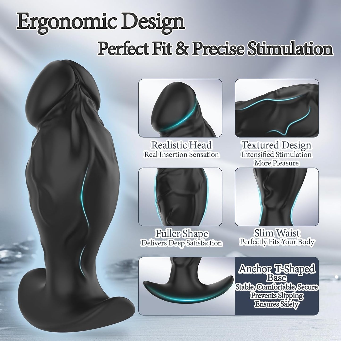 ProgressionTrainer 3-Piece Silicone Anal Training Kit – Beginner to Pro - Vixen Adult Playroom