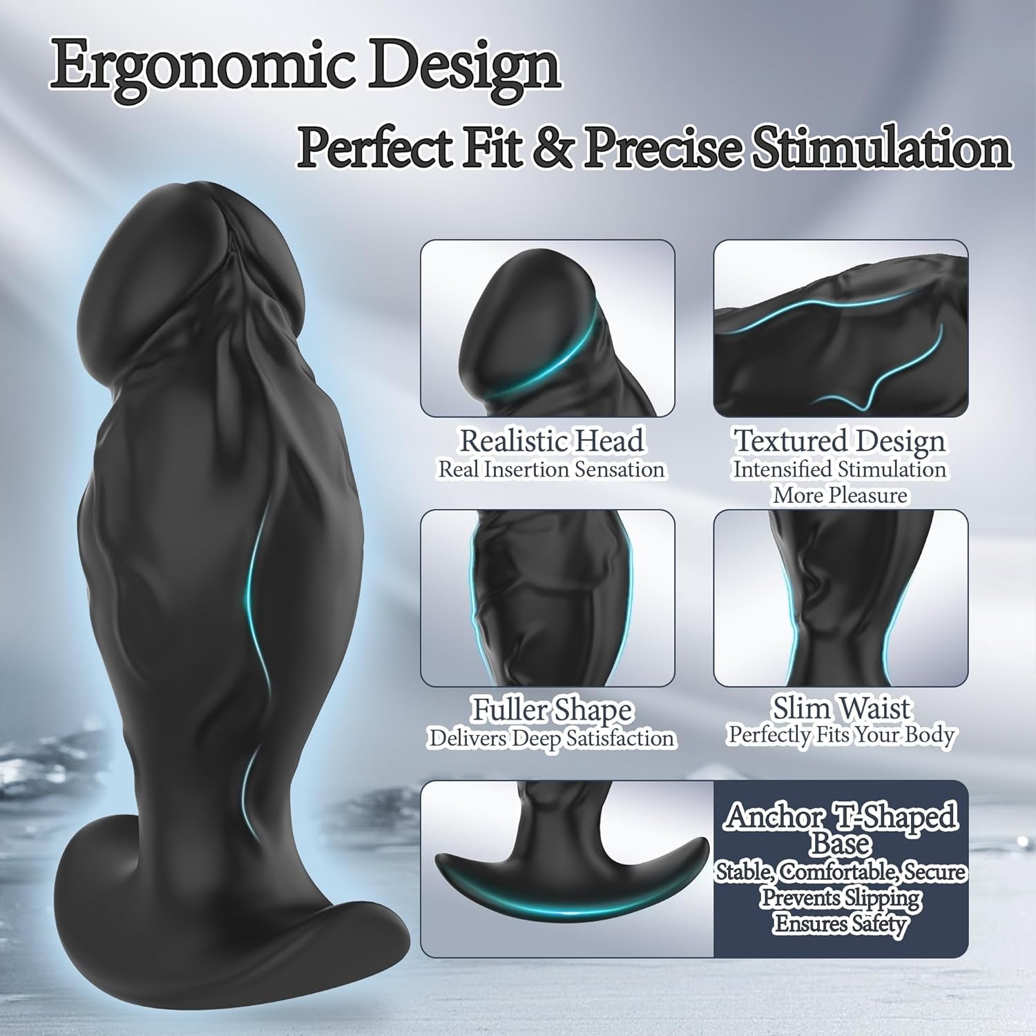 ProgressionTrainer 3-Piece Silicone Anal Training Kit – Beginner to Pro - Vixen Adult Playroom