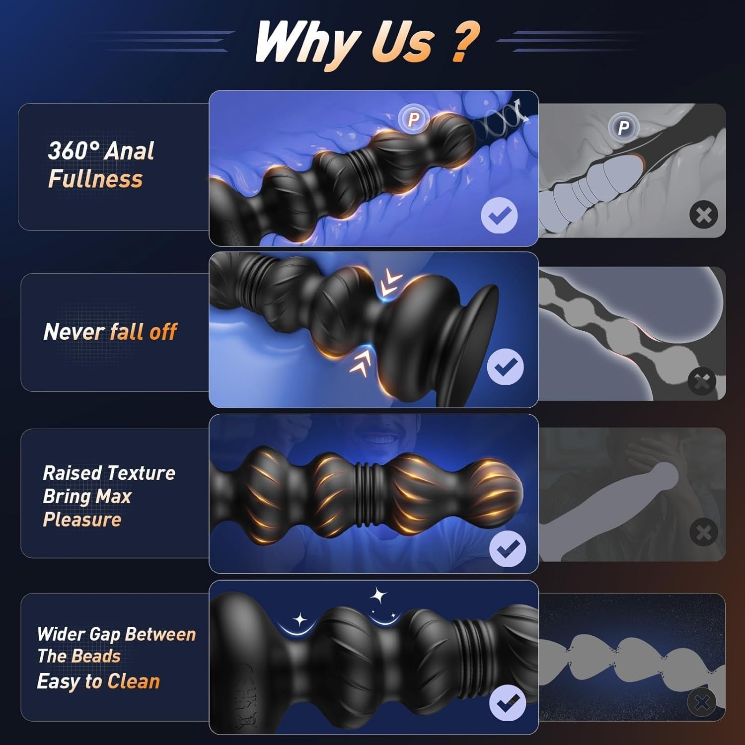 ProThrust 8X Control Beads - Vixen | Nova Network