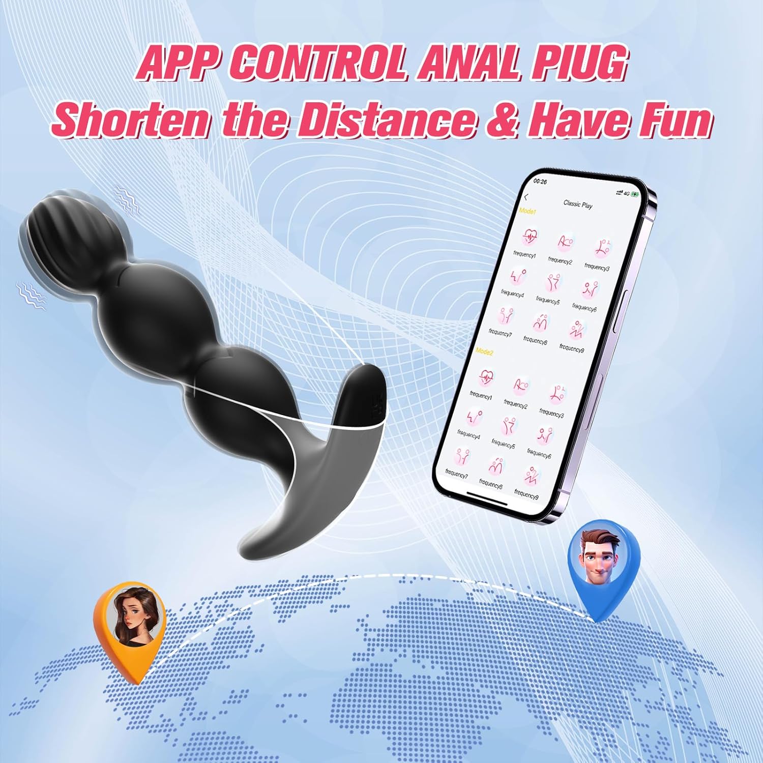 PulseBeads App - Controlled Anal Plug - Vixen | Nova Network