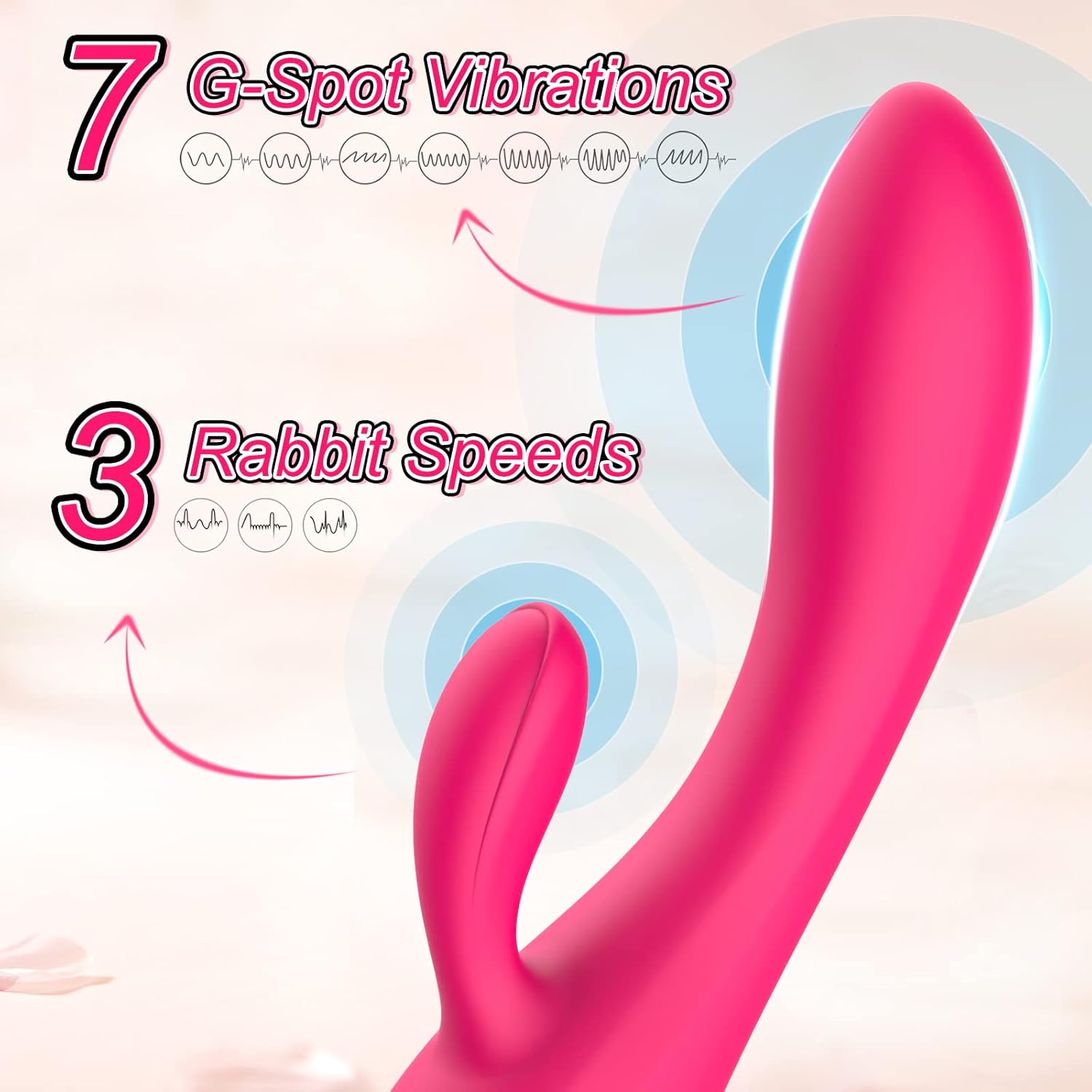 PulseBunny Dual Motor Rabbit Vibrator - Vixen | Nova Network