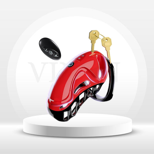 PulseCage Vibrating Male Chastity Cage - Vixen | Nova Network