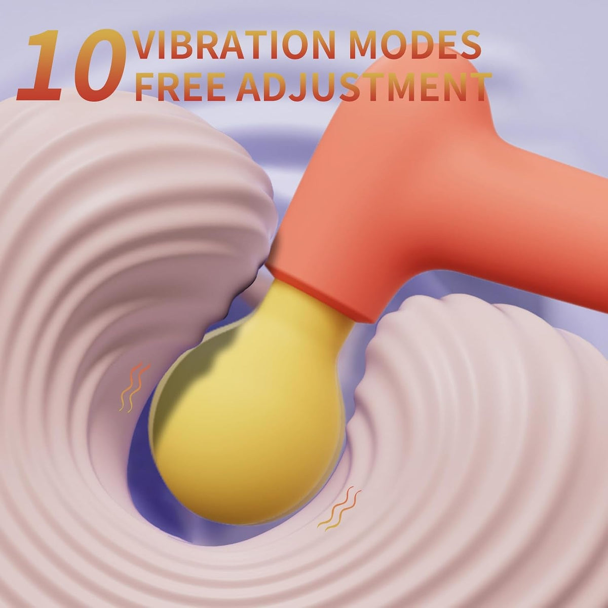PulseCraft Fascia-Gun Style Vibrator – Dual Stimulation, 10 Modes - Vixen Adult Playroom